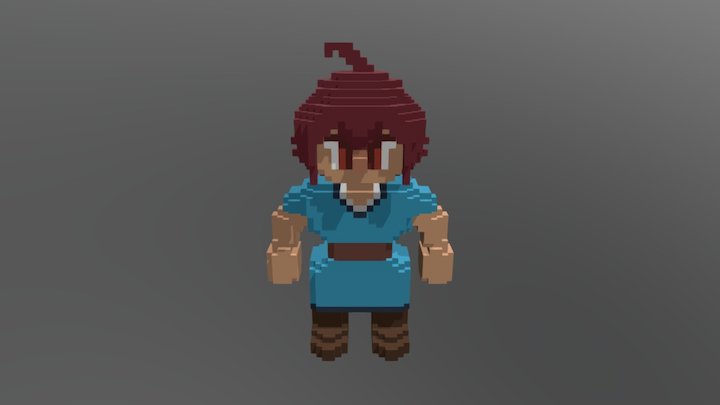 Generic RPG Woman 3D Model