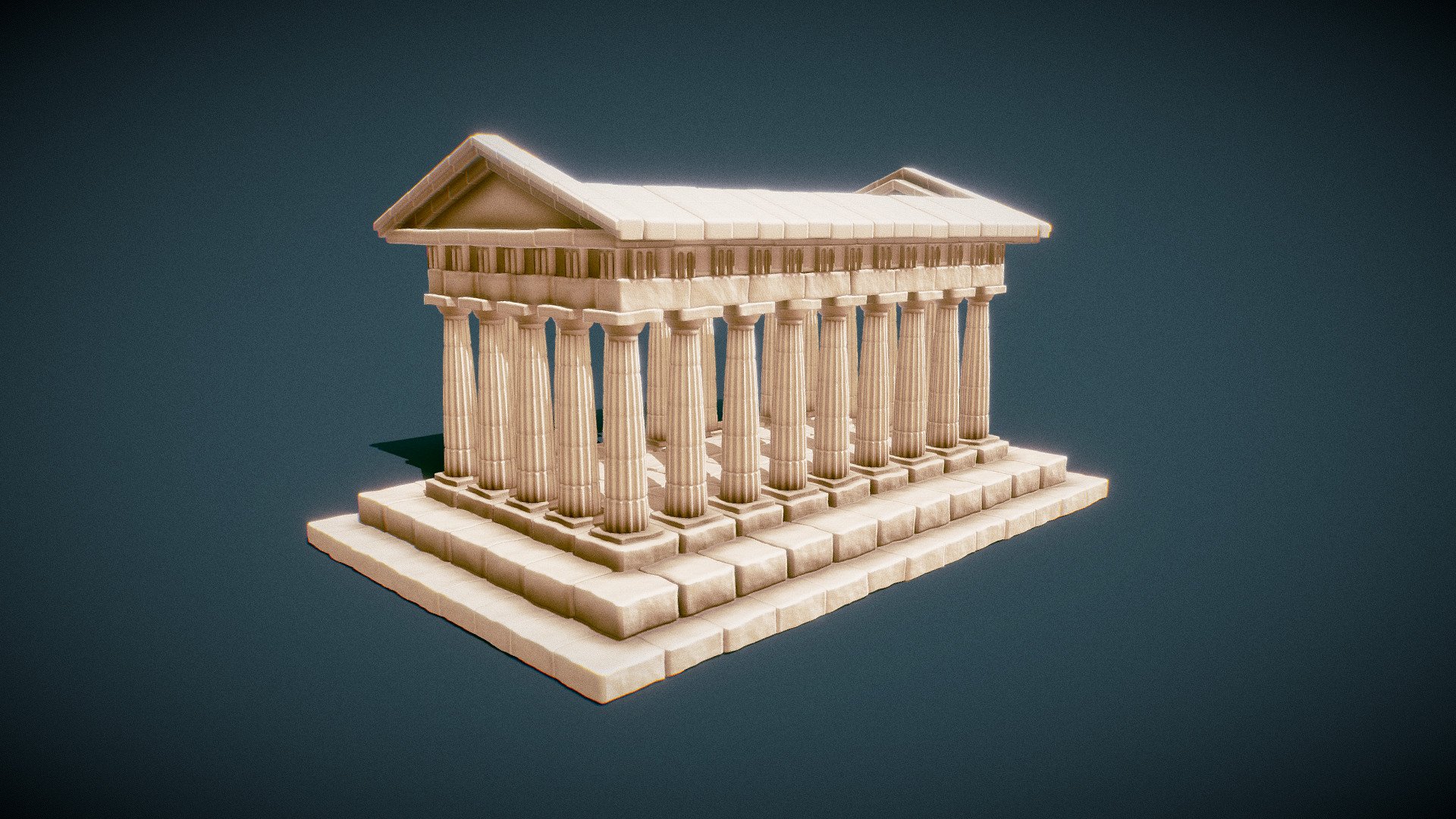 Greek Temple Download Free 3D Model By Cmzw ebebc09 Sketchfab