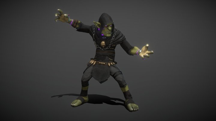 Goblin Wizard | In Game - 3D Character 3D Model