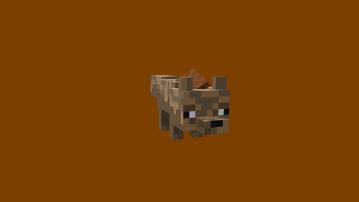 Chocolate Fox 3D Model
