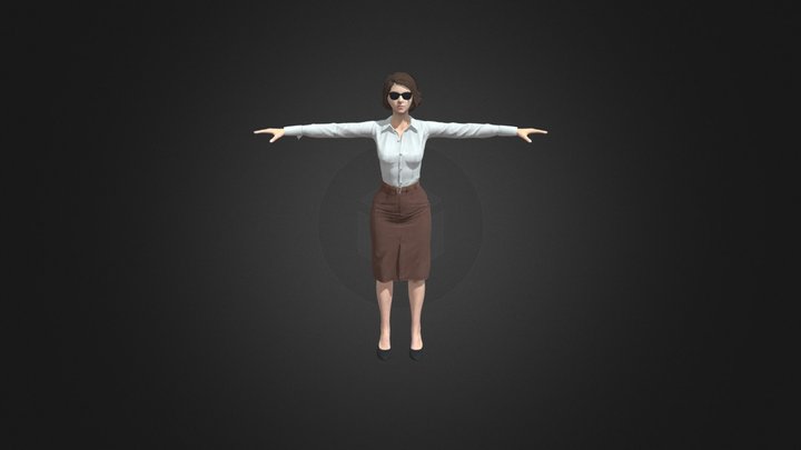 Professora Sapekinha - 3D Model
