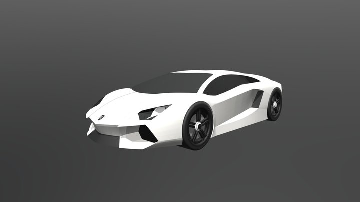 Lamborghini Aventador TEX 3D Model