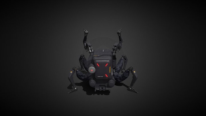 Cyberpunk Militech Spider 3D Model