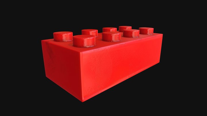 Lego Brick 3D Model