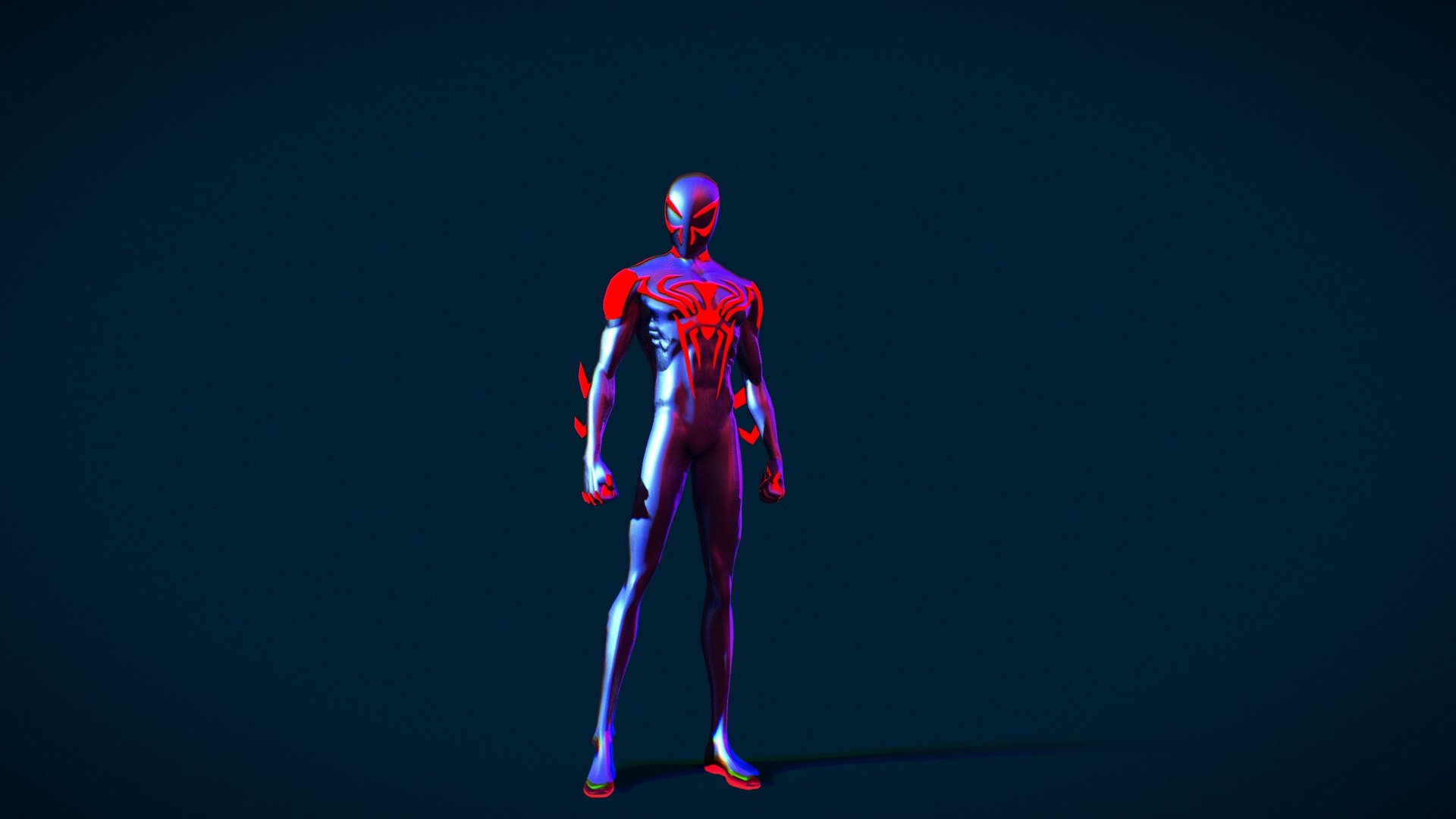 Spiderman 2099 Spiderman Across The Spider Verse Download Free 3D 