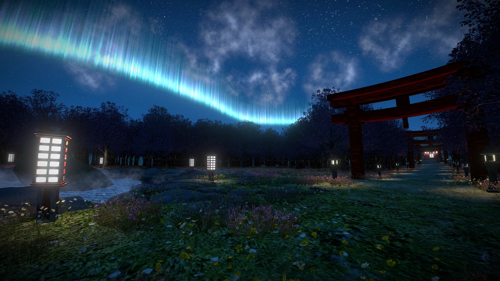 Internal Space: FoxShrine Hot spring