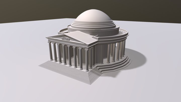 Jefferson Memorial 3D Model