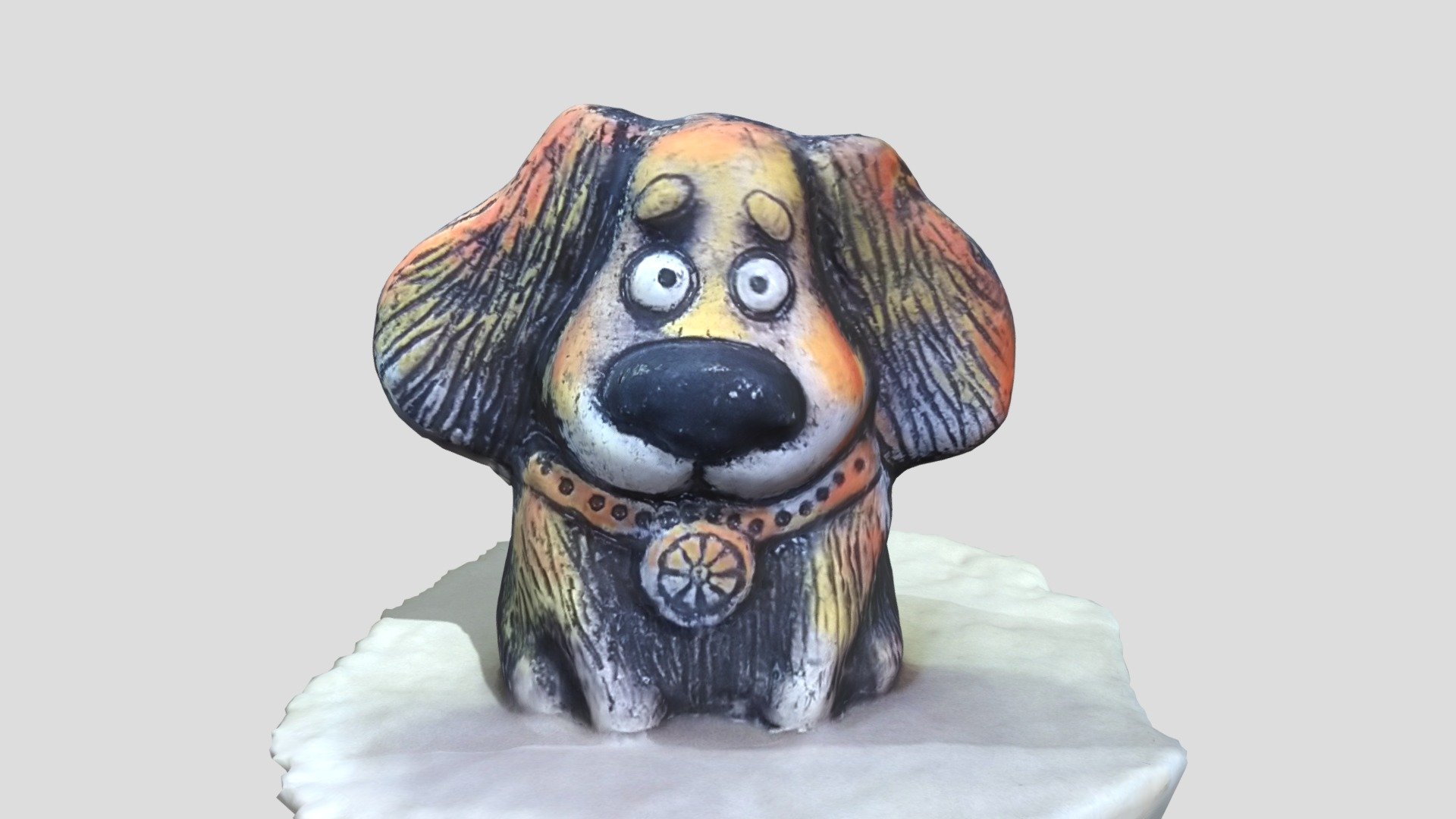 Ceramic dog toy