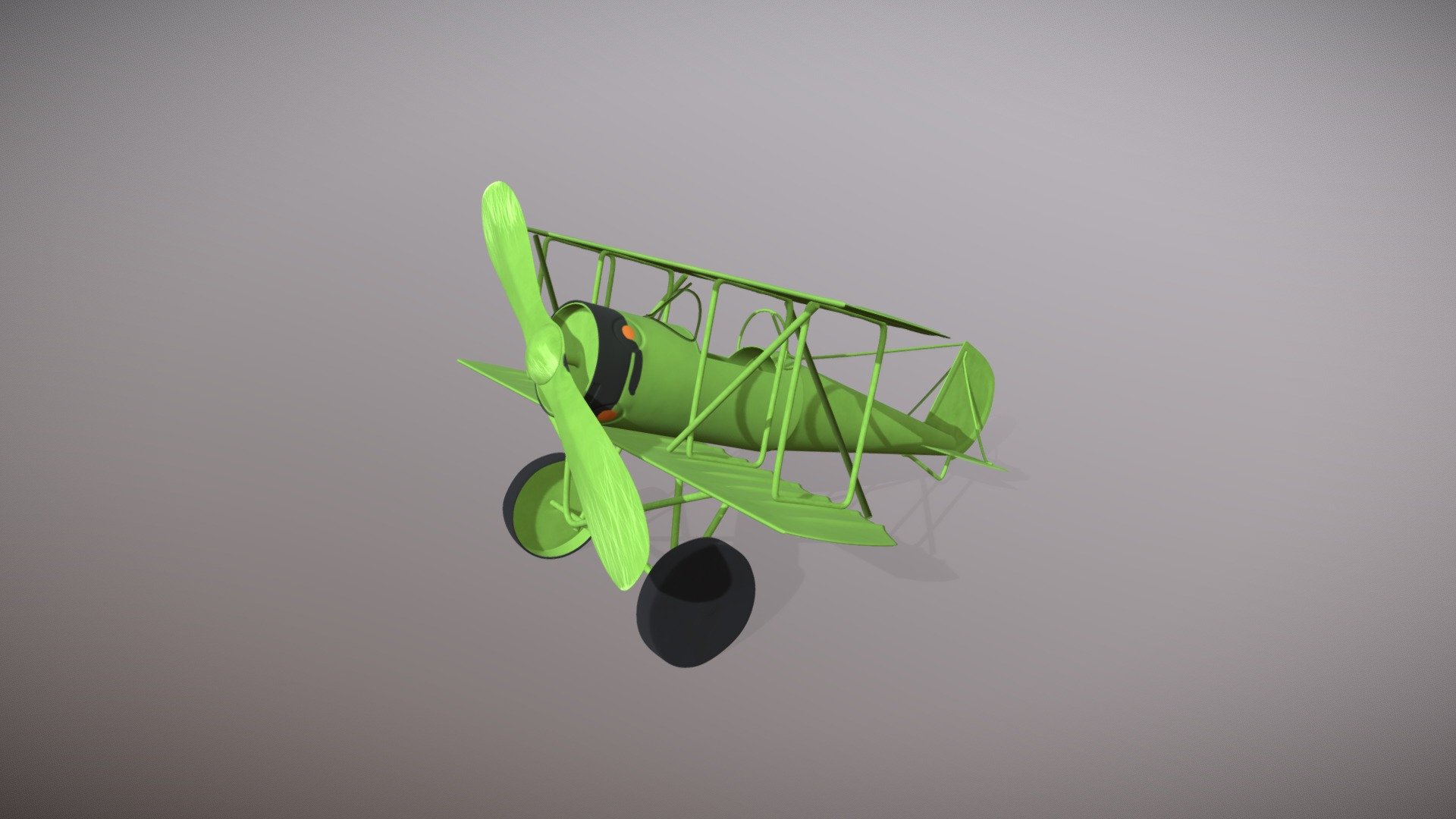 Decorative Airplane 3D model by gandydaa [ebf289a] Sketchfab