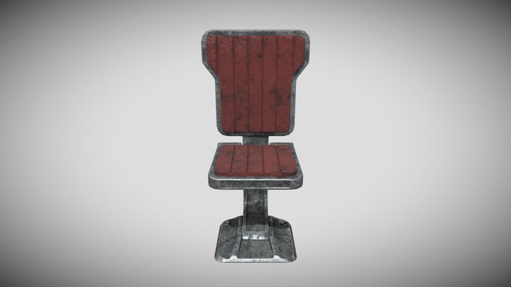 Chair - Low Poly 3D Model