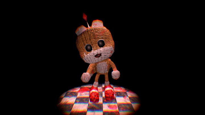 Tails Doll low poly 3D Model