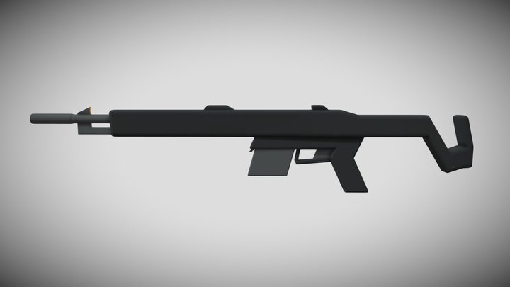 Sniper thingy [Low poly] – Free 3D Model STL