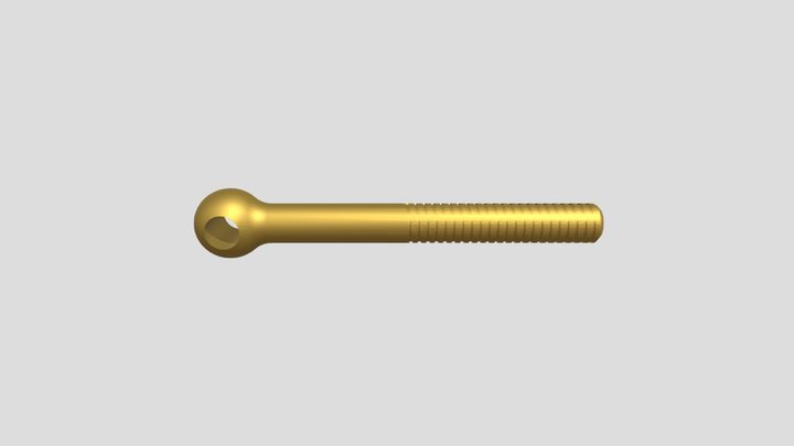 болт м24х220 гост 14725 3D Model