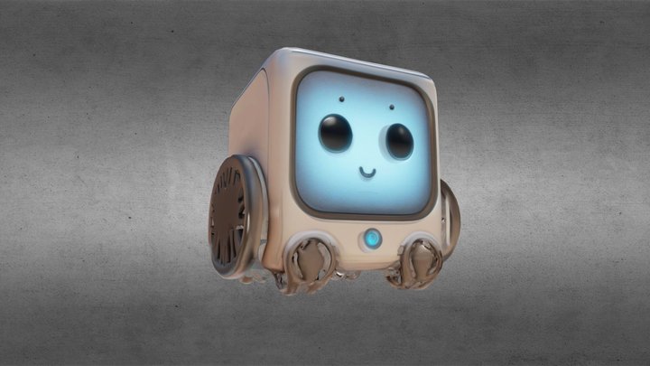 CubeBot 3D Model