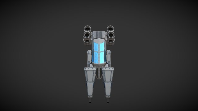 Digger Mech - Battle Frontier 3D Model