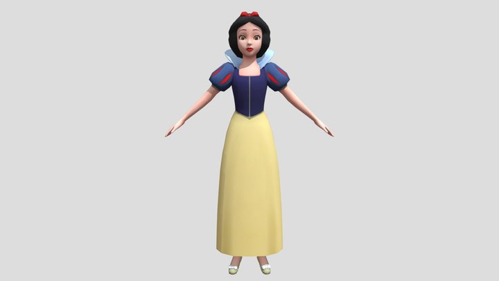 Snow White 3D Model 3D Model