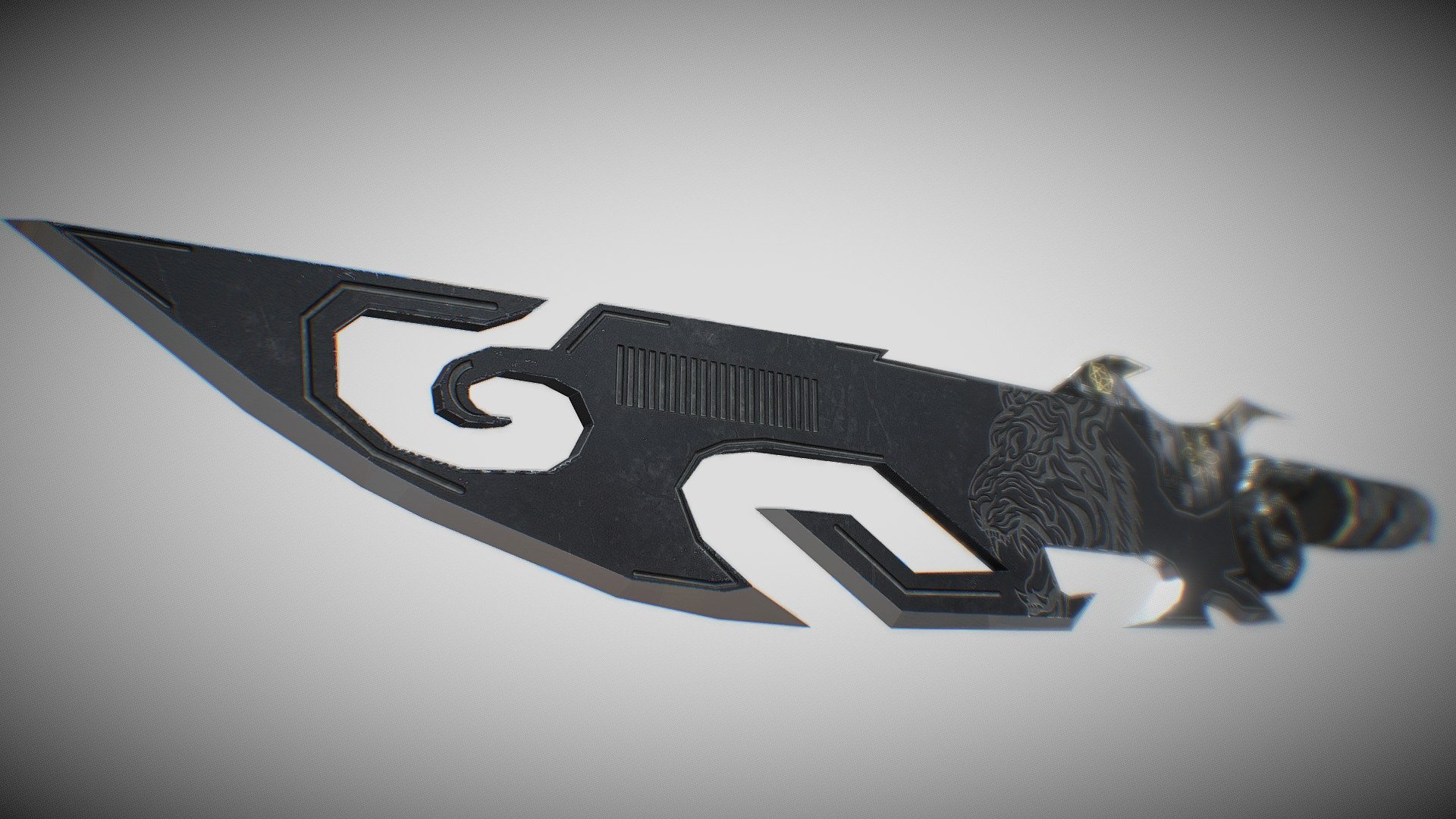 Knife - Low Poly Mobile GameReady