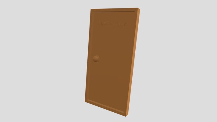 ejercicio puerta 3D Model