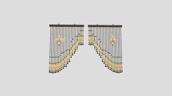 Decorative Double Beaded Curtain