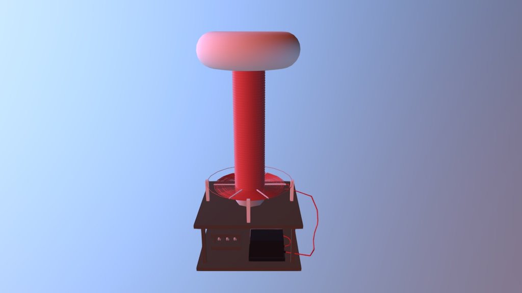 Tesla Coil 3D model