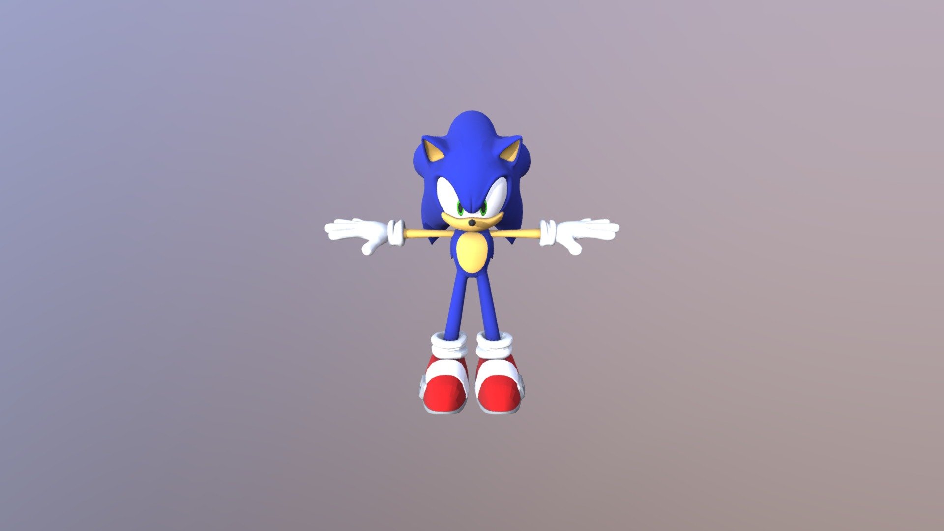 Sonic The Hedgehog - Download Free 3D model by hwk10037 [ebf8ac5 ...