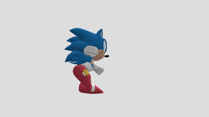 animations-classic-sonic-sonic-runners 3D Model