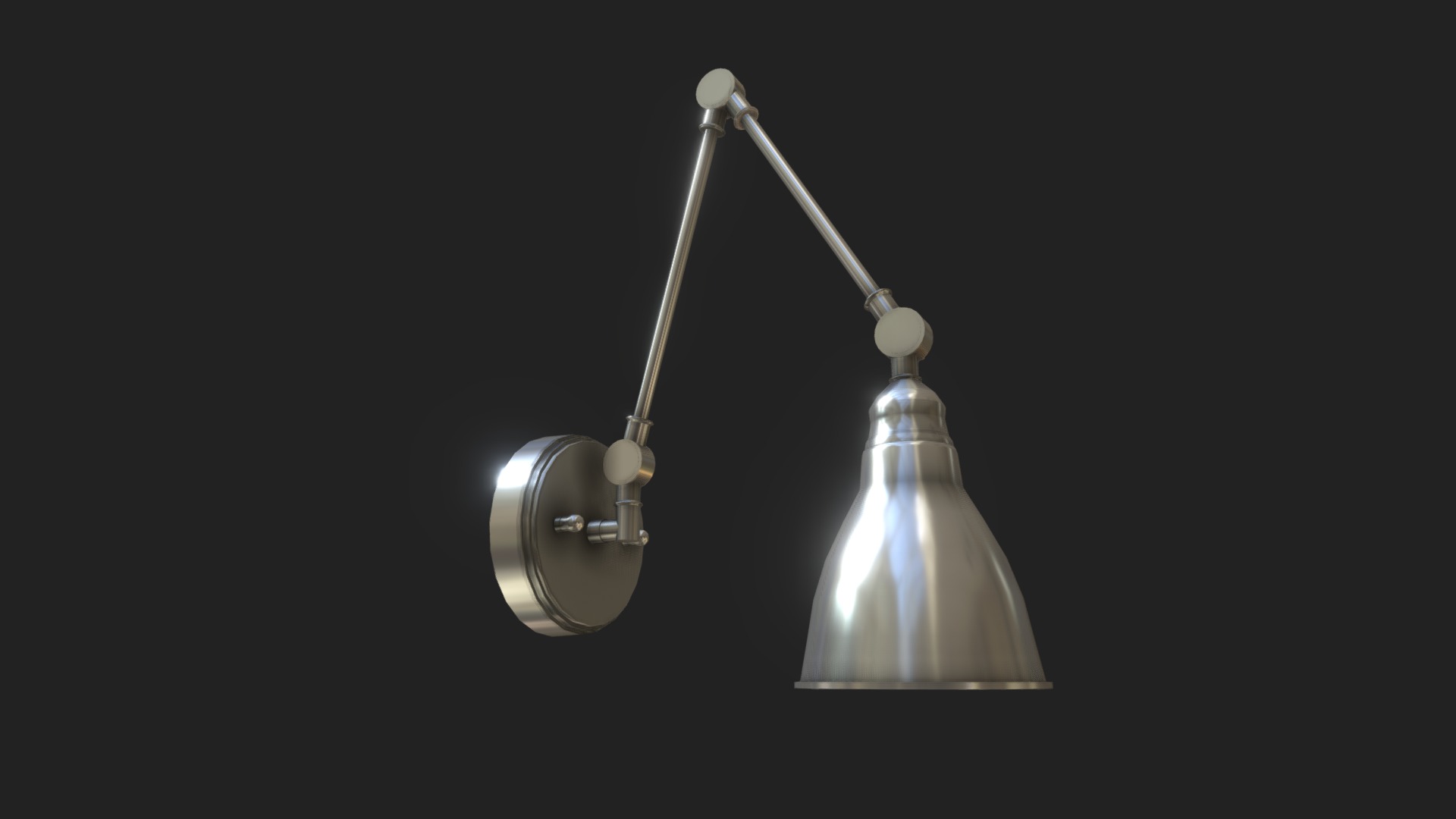 3D model HGPWL-61 - This is a 3D model of the HGPWL-61. The 3D model is about a light bulb with a light bulb.