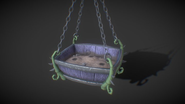 Planter Box 3D Model