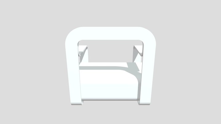 Bent Woor Chair Project (Untextured) 3D Model