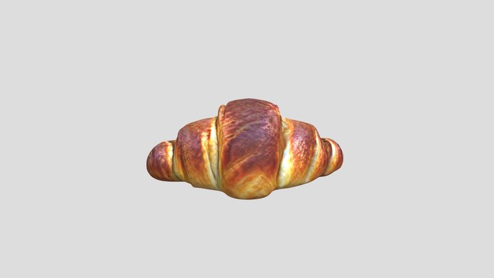 D1589f0bbd6e_cbef9becb10c_realistic_croissant 3D Model