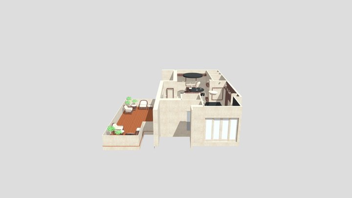 Room Living N250415 3D Model