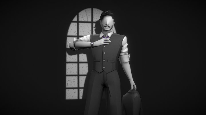 Noir Gentleman 3D Model