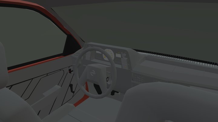 Opel Kadett E 3D Model