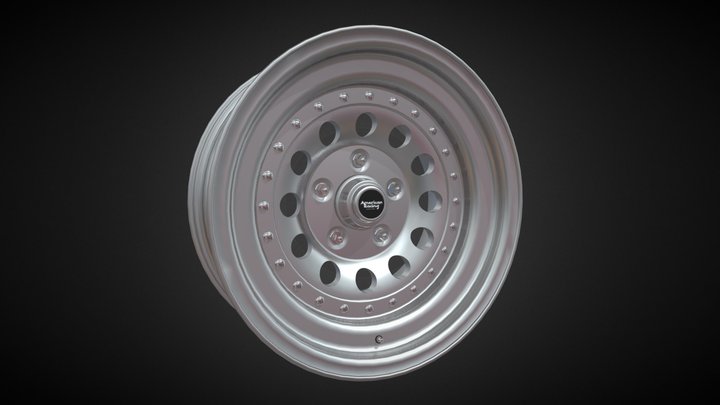American Racing Outlaw II - 5 Bolts Wheel 3D Model