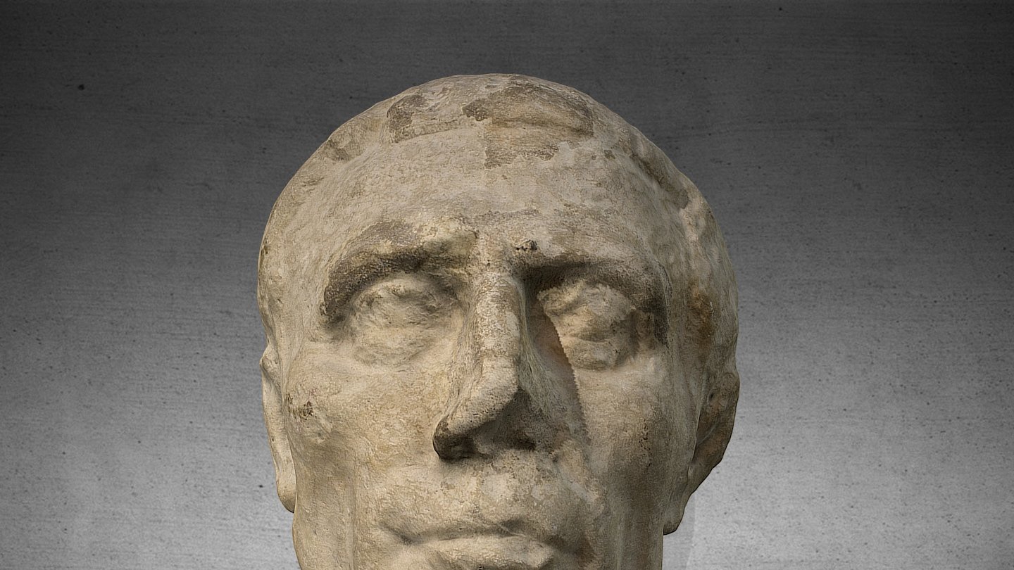 Roman Head, Possibly Caesar, 1st Century BCE - Download Free 3D model ...