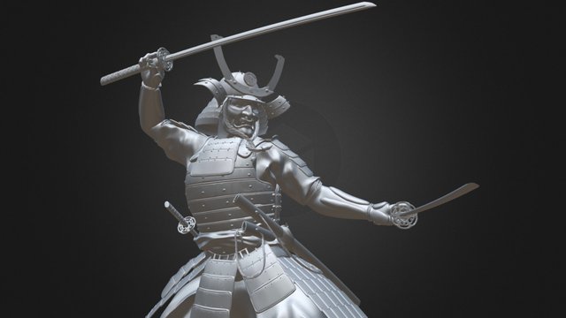 Samurai 3D Model
