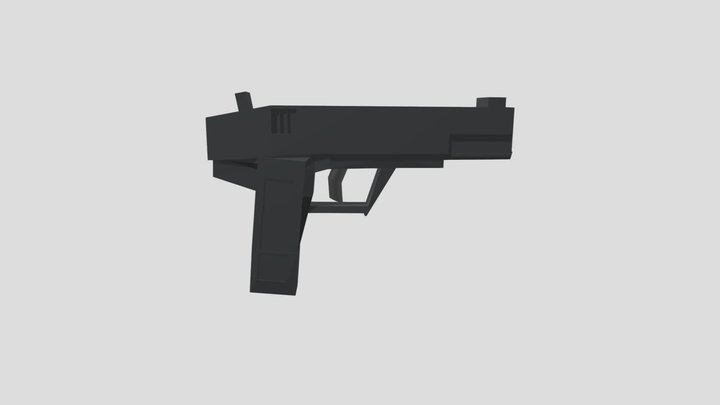 пистолет 3D Model