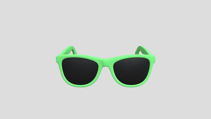 Lentes_Rayban_Verdes 3D Model