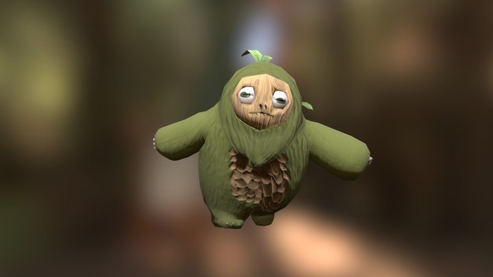 Pølse Game - Forest Creature 3D Model