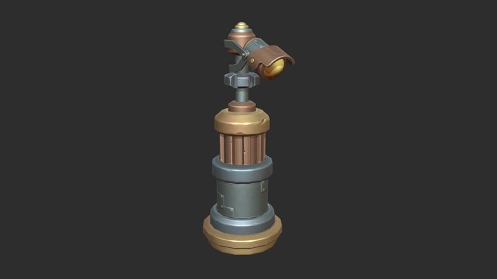 WoW Fanart - Rustbolt Lamp (WIP) 3D Model
