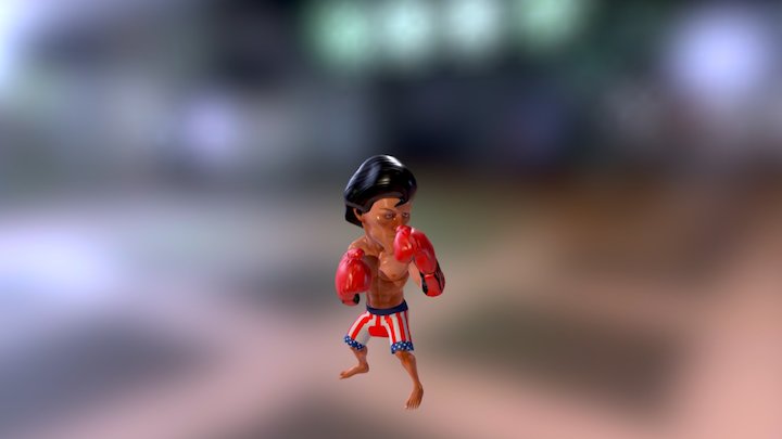 Rocky Test 3D Model