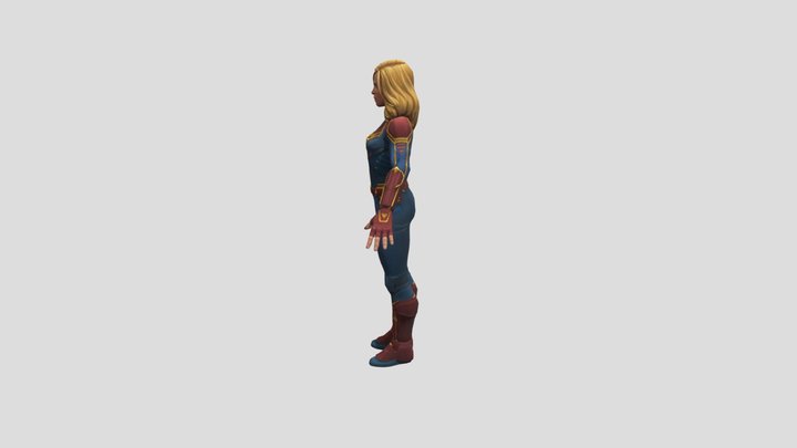 Captain Marvel Movie – Kostenloses 3D-Modell STL
