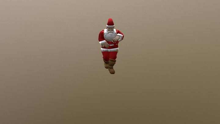Santa Salsa Dancing 3D Model