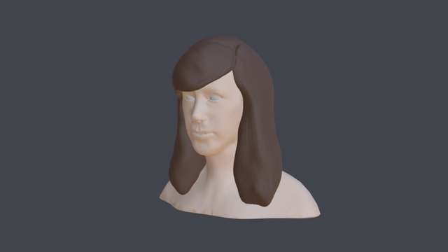 Bust Sculpt Final 3D Model
