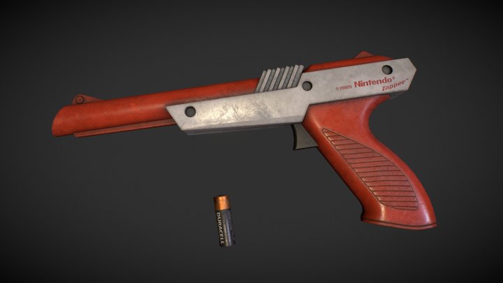 NES Zapper (PBR) – Kostenloses 3D-Modell STL
