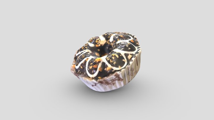 3D Donut 3D Model