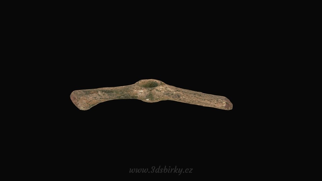 Bronze axe / Měděná sekera — Sketchfab embed 3D viewer