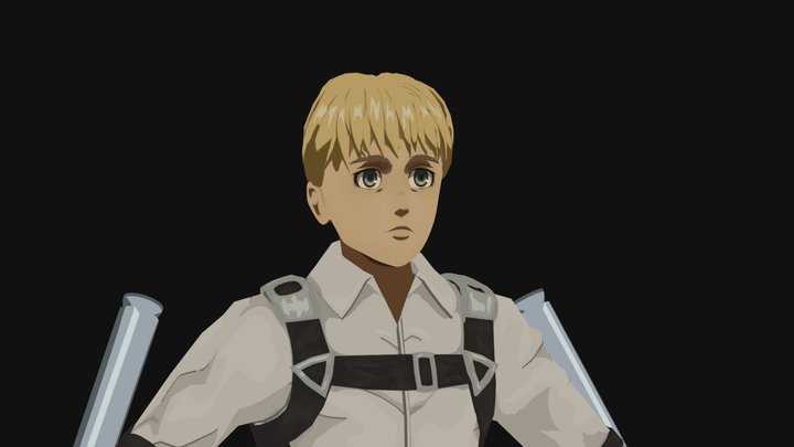 Armin Arlert MAPPA Artstyle (S4) 3D Model