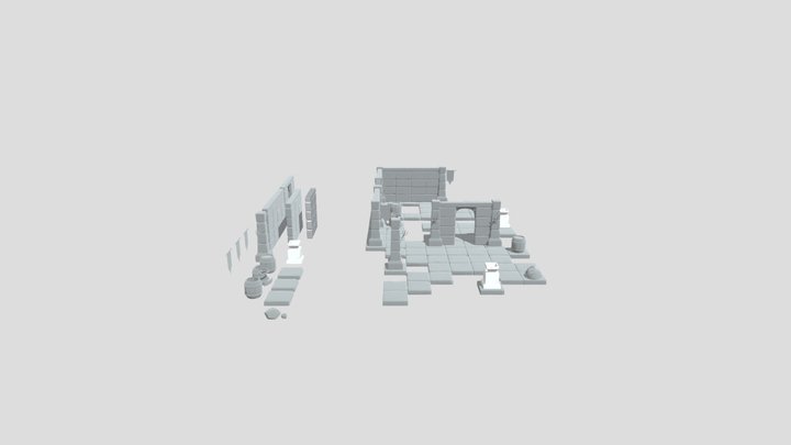 Dungeon kit 3D Model