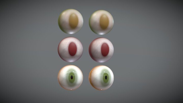 Eyeballs Monster Reptile Eyes - 4k Textures